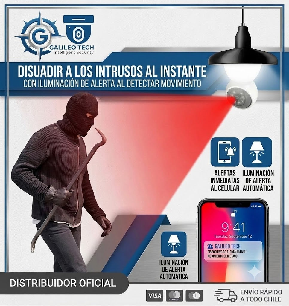 Cámara de Seguridad Panorámica con WIFI
