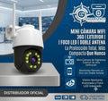 🛡️ Mini Cámara WiFi 360° Exterior Pro – Seguridad Inteligente HD