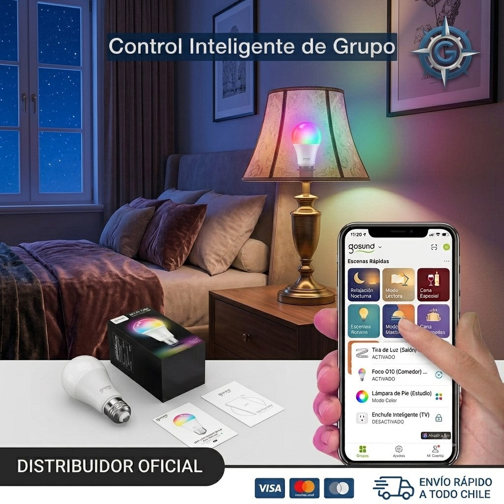 Lampara Bombilla RGB LED Clásico