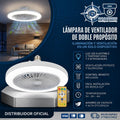 Ventilador de Techo Inteligente con Luz LED y Control Remoto
